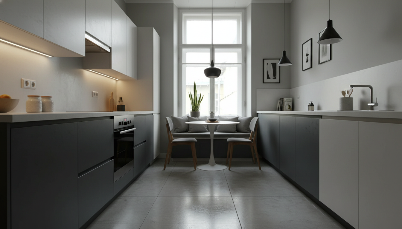 Kitchen after AI redesign